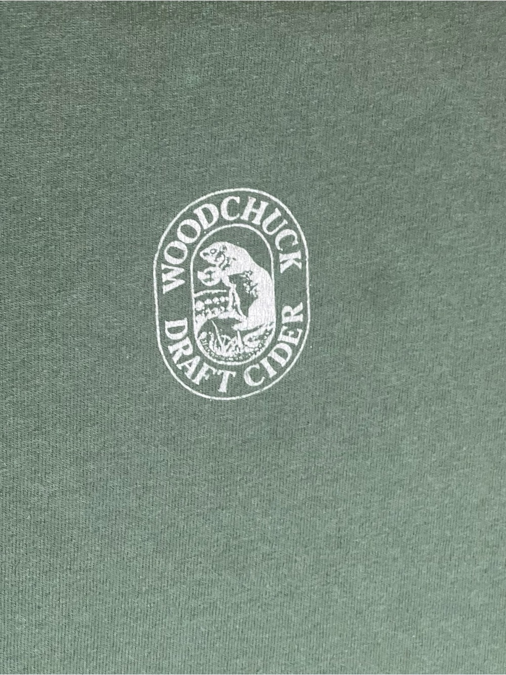 Woodchuck Draft Cider Logo T-Shirt - Green - Men's Large - Picture 4 of 8